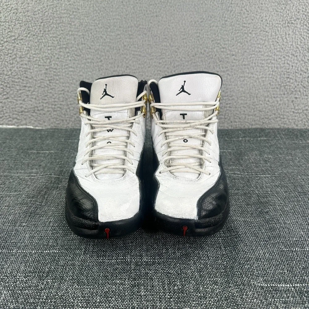 Nike Jordan‎ 12 Retro Taxi 2013 Mens Basketball Sneaker Shoes 130690-125 Sz 10.5